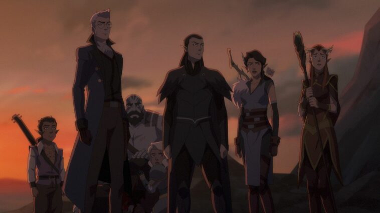 Les protagonistes dans The Legend of Vox Machina
