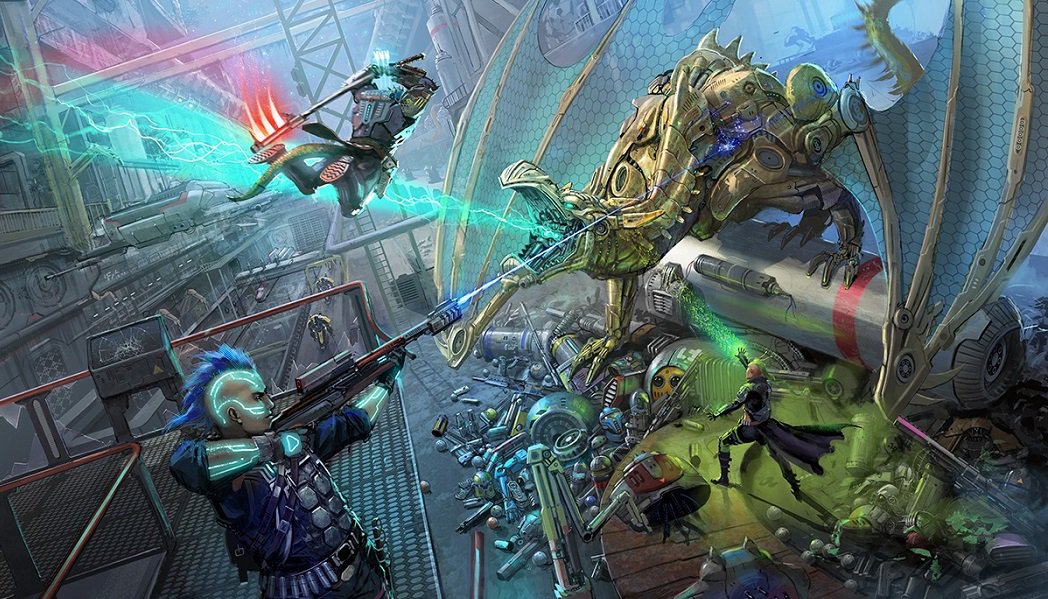 Une équipe de Starfinder