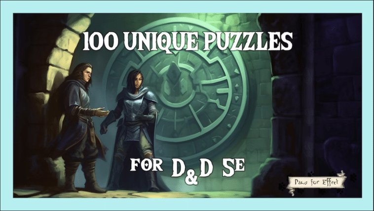 100 Puzzles pour DnD à l'usage des meneurs