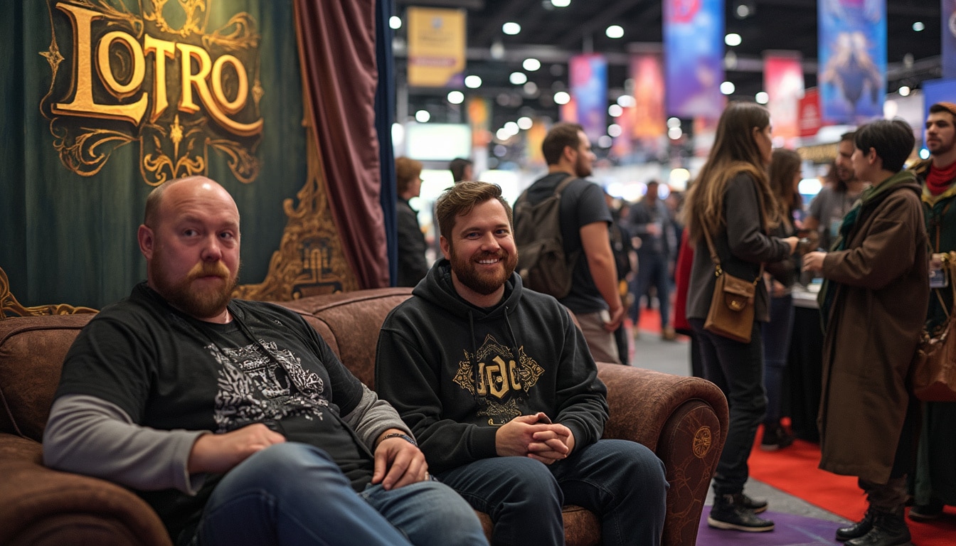 découvrez la rencontre conviviale organisée par les développeurs de lotro et ddo lors de pax east. rejoignez-nous pour échanger sur vos jeux préférés et rencontrer les créateurs derrière vos aventures épiques.