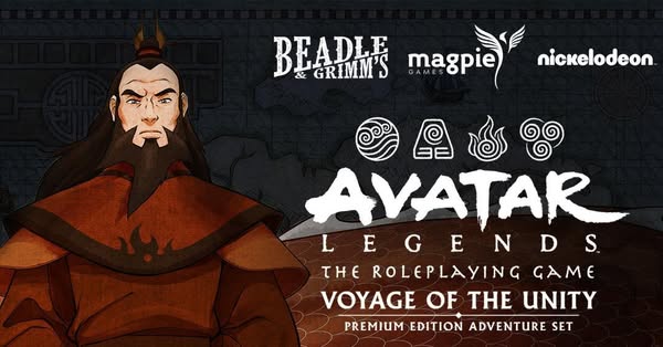 Avatar Legends : le RPG prépare une extension intitulée Voyage of the Unity.