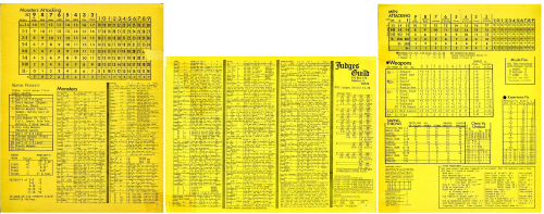 judges shield for dungeons and dragons 1977