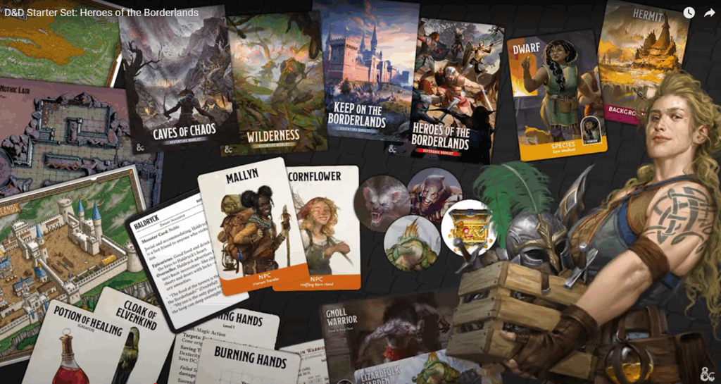 le starter set de dnd met le paquet en 2025