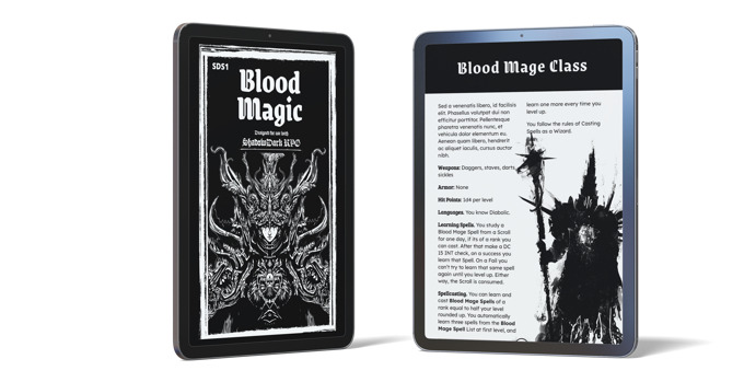 shadowdark blood mage