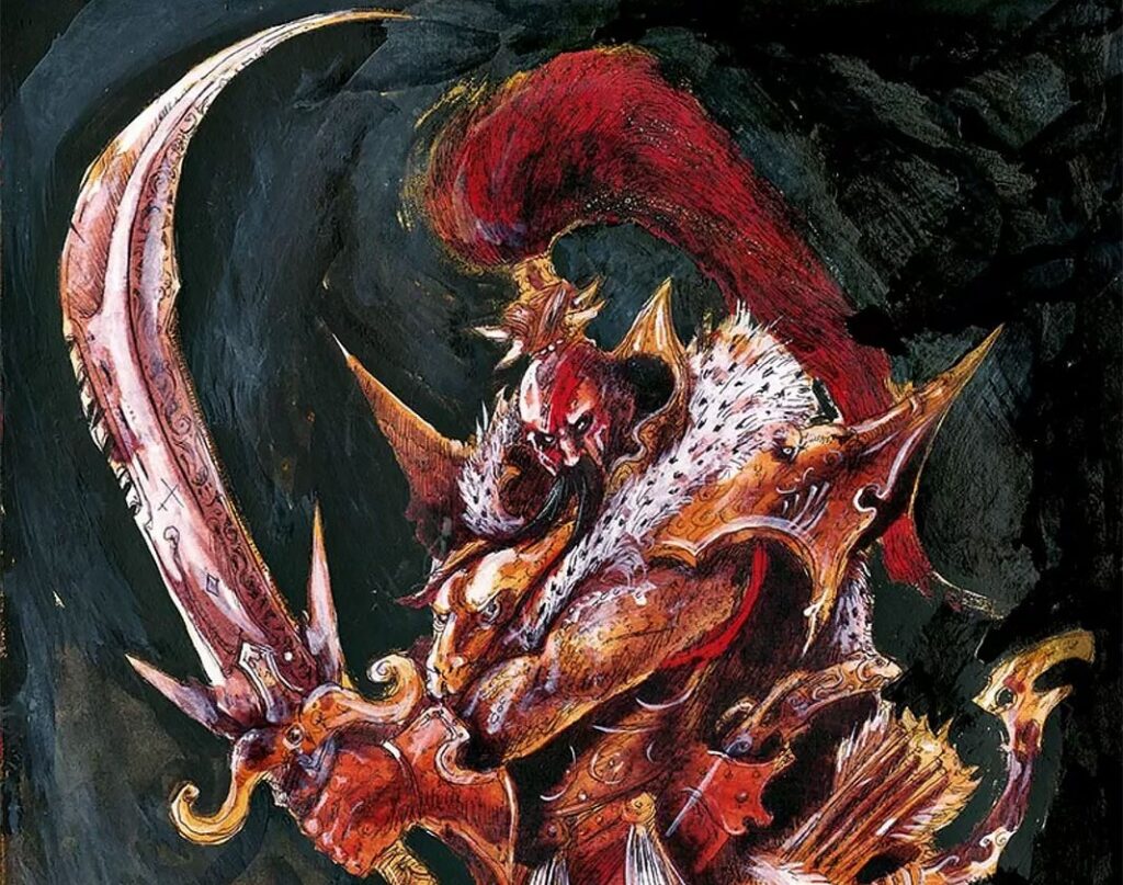 john blanche jaghatai khan, un des primarques du lore de warhammer 40 0000