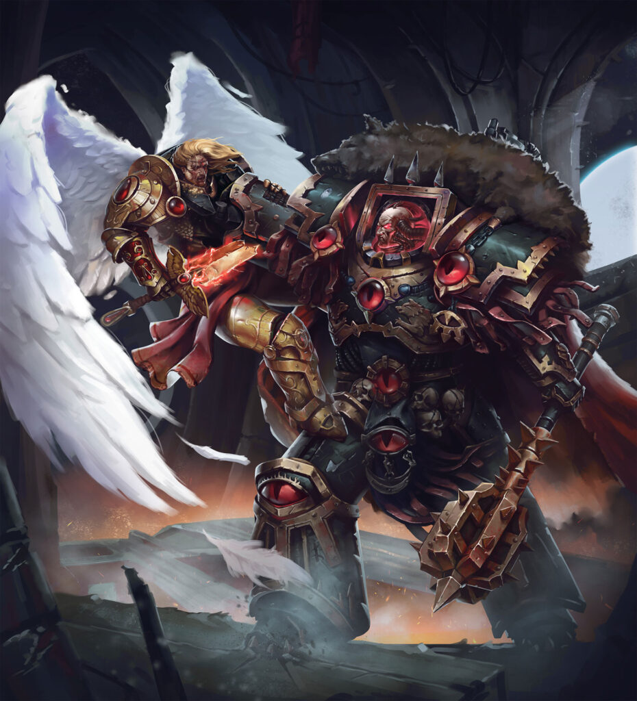 vitaly perevoshikov horus and sanguinius 40k gallery