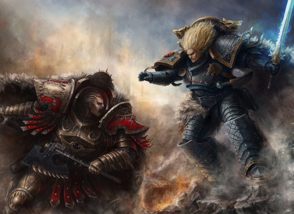 jinwoo park leman russ vs angron 40k gallery