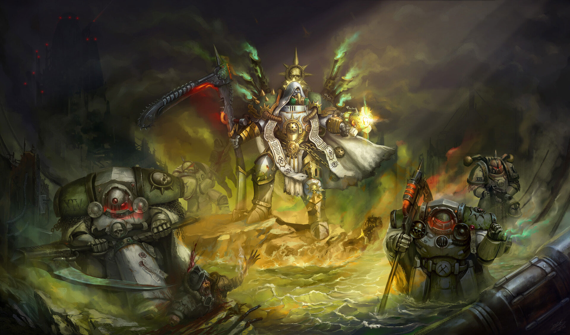 Mortarion, le Primarque de la Death Guard dans Warhammer 40K